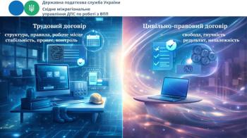 Чим відрізняються трудовий та цивільно-правовий договори